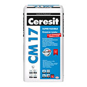 Клей для керамческой плитки эластичный  Ceresit CM 17 (25 кг)