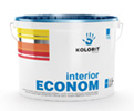 Краска КОЛОРИТ Эконом (10л) - KOLORIT INTERIOR ECONOM