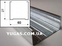 Профиль для гипсокартона CD 60 27 - 0.45mm (З м)