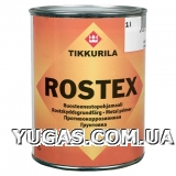 Грунтовка противокоррозионая - Tikkurila Ростекс (9л) красный