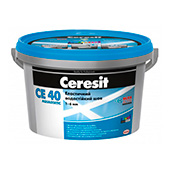 Ceresit CE 40 Aquastatic водостойкий цветной шов (2 кг) Ceresit CE 40 Aquastatic водостойкий цветной шов (2 кг)