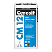 Клей для напольной плитки и керамогранита Ceresit CM 12 (25 кг) Клей для напольной плитки и керамогранита Ceresit CM 12 (25 кг)