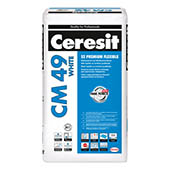 Ceresit CM 49 White Клеящая смесь S2 Premium Flexible (25 кг) Ceresit CM 49 White Клеящая смесь S2 Premium Flexible (25 кг)