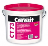 Штукатурка силикатная декоративная «короед» Ceresit CT 73 (25 кг)