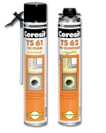 Монтажная пена Ceresit TS 61 - Ceresit TS 62 (750мл) Монтажная пена Ceresit TS 61 - Ceresit TS 62 (750мл)