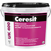 Ceresit UK 400 клей для ПВХ и текстильных покрытий (14кг) Ceresit UK 400 клей для ПВХ и текстильных покрытий (14кг)