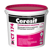 Ceresit CT 174 «камешковая» - Силикон-силикатная штукатурка 1,5мм (25 кг) Ceresit CT 174 «камешковая» - Силикон-силикатная штукатурка 1,5мм (25 кг)