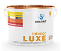Краска КОЛОРИТ Люкс (10л) - KOLORIT INTERIOR LUXE