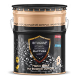 Мастика БИЛЭП Bitugum - битумно-латексная (жидкая резина) (18кг) Мастика БИЛЭП Bitugum - битумно-латексная (жидкая резина) (18кг)