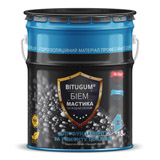 Мастика БИЭМ Bitugum - битумно-эмульсионная (18кг) Мастика БИЭМ Bitugum - битумно-эмульсионная (18кг)