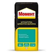 МОМЕНТ Штукатурка цементно-вапняна (25кг) МОМЕНТ Штукатурка цементно-вапняна (25кг)