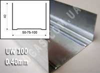 Профиль для гипсокартона UW 100 40 - 0.40mm (З м) Профиль для гипсокартона UW 100 40 - 0.40mm (З м)