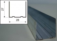 Профиль для гипсокартона UD 28 - 0.45mm (3м)