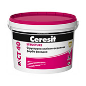Ceresit CT 40 STRUCTURE Структурная фасадная краска (10л) Ceresit CT 40 STRUCTURE Структурная фасадная краска (10л)