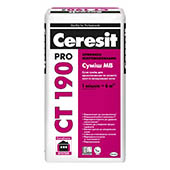 Ceresit CT 190 Pro Армированная микроволокнами для ваты (27кг) Ceresit CT 190 Pro Армированная микроволокнами для ваты (27кг)