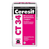 Ceresit CT 34 Штукатурка декоративная гладкая (25кг) Ceresit CT 34 Штукатурка декоративная гладкая (25кг)
